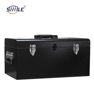 SMILE Hand Tools Portable Metal Cantilever Tool Box