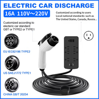 OLINK Vente en gros Pistolet de décharge pour véhicules électriques V2L J1772 Chargeur de véhicule électrique Prise extérieure étendue pour camping Adaptateur V2L