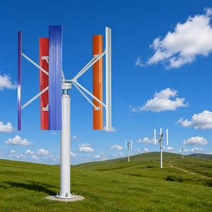 Générateur éolien H-Type 380V personnalisable 5K, axe vertical 220V, grand système éolien H-5kw - Product Image 1