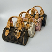 Mini pochette de luxe léger de créateur, gaufrée crocodile, étui pour écouteurs, porte-monnaie, pochette à rouge à lèvres avec porte-clés, ornement suspendu pour voiture
