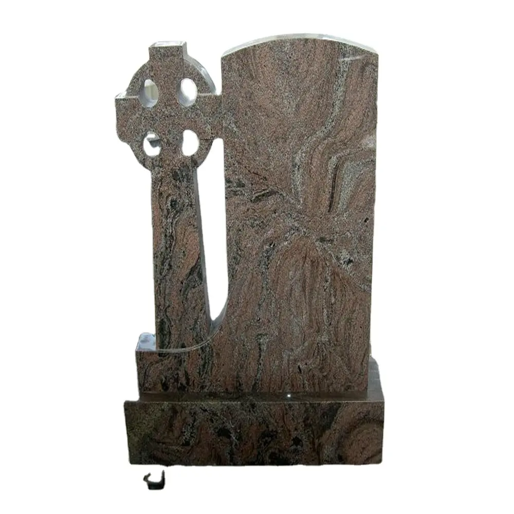 Piedra conmemorativa de estilo irlandés, piedra de granito, suministro directo de fábrica