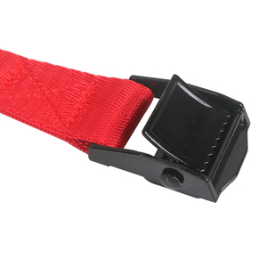 Correa de amarre negra de 2,5 cm x 1M, correa de trinquete fuerte, bolsa de equipaje, amarre de carga con hebilla de Metal, superventas - Product Image 4