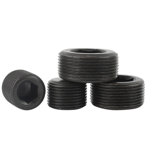 Tornillos hexagonales de acero al carbono negro de 3/4" NPT con cabeza Allen macho - Product Image 2