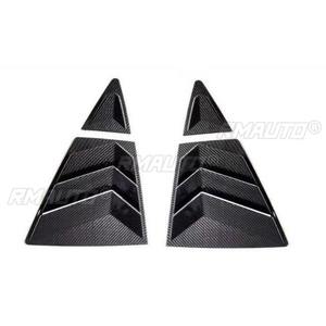 Para Toyota Levin 2019-2024: Kit de embellecedores de ventana trasera triangular tipo aleta de tiburón, cubierta de embellecedor de ventana de ventilación lateral trasera, pieza de modificación. - Product Image 4