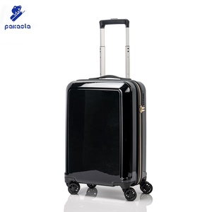 Valise non extensible de 18 pouces avec <span class=keywords><strong>fermeture</strong></span> <span class=keywords><strong>éclair</strong></span> plaquée or de qualité supérieure et roulettes japonaises silencieuses - Product Image 1