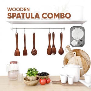 High Demand Sustainable Lightweight Durable Wooden <b>Cutlery</b> <b>Set</b> Nice Quality Reusable Vintage Design <b>Portable</b> Hand Polished Party - Product Image 2