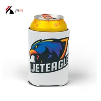 Refroidisseur de canettes de bière pliable en néoprène souple 12oz, résistant à l'eau, écologique, personnalisable avec logo, tendance
