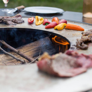 Barbecue en acier Corten, grill rouillés, <span class=keywords><strong>poêle</strong></span> <span class=keywords><strong>à</strong></span> feu, appareil de cuisson - Product Image 2