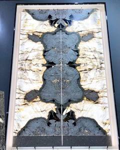 Dalles de quartzite brésilienne Patagonia, assorties et rétroéclairées, pour mur de villa, pierre de marbre, vente en gros - Product Image 5