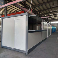 Casa Contenedor Prefabricada Plegable de Panel Sándwich, Lujosa, 5 Dormitorios, 3 Baños, Diseño Moderno, Instalación Rápida, Edificio de Oficinas con Certificación ISO9001