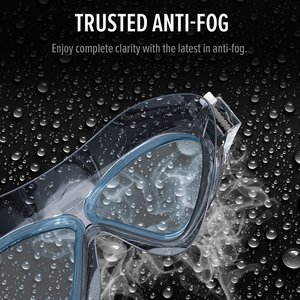 La protezione impermeabile 100% protegge la progettazione su ordinazione Uv del Pc su misura la novità anti-nebbia avanzata ha regolato gli occhiali di protezione regolabili di nuoto - Product Image 3