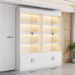 Tùy chỉnh bán lẻ hiển thị kệ tủ cho hàng hóa nói chung với ánh sáng <span class=keywords><strong>LED</strong></span> - Product Image 4