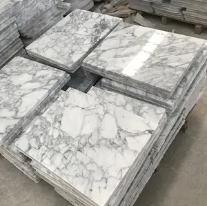 White Marble China Factory Custom Cut White Marble Flooring Gold Design Price In India