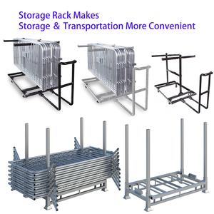 Barrière de contrôle de foule en acier galvanisé ou thermolaqué de 6,5 pieds pour événements et concerts – Vente directe usine CE ISO - Product Image 3