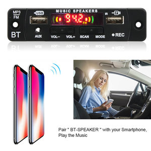 VIRE DC 5V 12V eller serbest çağrı telefon araba kayıt MP3 dekoder kurulu FM AUX radyo USB şarj aleti <span class=keywords><strong>Bluetooth</strong></span> 5.0 MP3 çalar modülü - Product Image 5