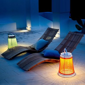 مقاوم للماء مضاد للتآكل راونجر للشمس في الهواء الطلق خشب صلب الروطان لحمام السباحة فيلا ترفيهية سرير مستلق - Product Image 3