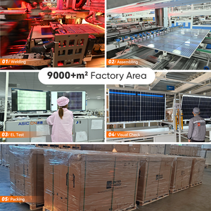 แผงโซลาร์เซลล์สีดำทั้งหมดจากคลังสินค้า EU ขนาด 500W 550 วัตต์ โมโนคริสตัลไลน์ TOPCON แผงโซลาร์เซลล์ PV รุ่น UE600M-72HB Sol - Product Image 6