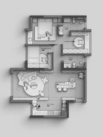 HAIYUE - Service de solutions de design graphique d'intérieur professionnel - Rendu 3D - Plans de maison complets pour appartement et villa