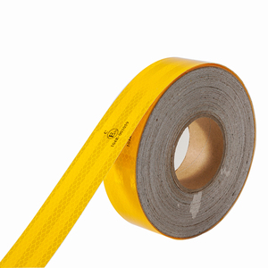 Băng phản quang vi lăng kính PET ECE 104R, chất liệu dính, màu trắng vàng đỏ, dùng cho xe cộ - Product Image 3