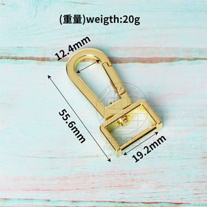 Accessoires matériels queue à quatre voies <span class=keywords><strong>chien</strong></span> boucle crochet rotatif boucle bricolage porte-clés sacs <span class=keywords><strong>pour</strong></span> femmes avec boucle à bande - Product Image 2