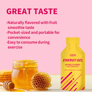 Gel Energético OEM con Sabor Natural a Frutas - Carbohidratos Rápidos para Antes y Durante la Actividad, Paquete de 31g, Marca Privada - Product Image 2