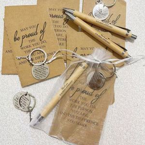 Kits de Bienvenida para Empleados X527, Sets de Regalo Personalizados para Oficina, Cuaderno, Llavero Metálico, Bolígrafo, Regalos Promocionales para Nuevos Empleados, Artículos de Bienvenida para Personal - Product Image 3
