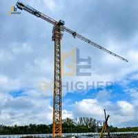 Grue à tour de construction sans cabine série QTZ 70M, 15 tonnes, moteur haute efficacité H6013, à vendre au Pakistan et à Dubaï