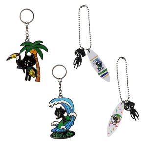 Porte-clés en métal personnalisé à la mode, imprimé avec un cœur de chameau, porte-clés en émail en fer d'anime - Product Image 4