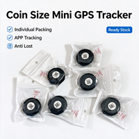 Mini traceur GPS de la taille d'une pièce de monnaie, suivi en temps réel via application, longue autonomie, géolocalisation, surveillance vocale, anti-perte pour enfants, animaux de compagnie, bagages
