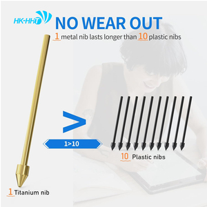 หัวปากกาทองแดงควบคุมได้แม่นยำ HK-HHT สำหรับ Samsung S10/S9 <span class=keywords><strong>Note</strong></span> 10/20 <span class=keywords><strong>S</strong></span> <span class=keywords><strong>Pen</strong></span> Kindle Scribe <span class=keywords><strong>PEN</strong></span> <span class=keywords><strong>3</strong></span>ชิ้น - Product Image 2