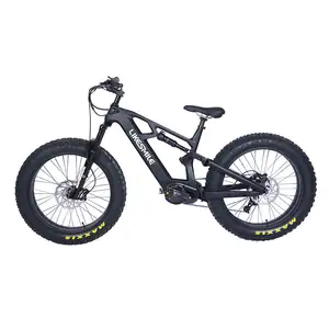 26 inç 48v siyah kentsel 1000 ultra m620 karbon fiber dağ w ebike tam süspansiyon orta tahrik motoru offroad elektrikli bisiklet