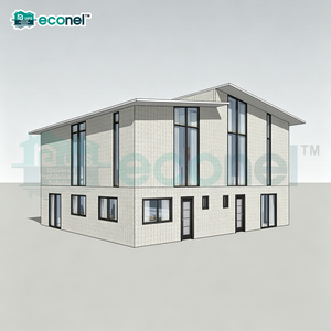 Maisons préfabriquées de luxe à deux étages de 3 à 5 chambres pour projets immobiliers, villas préfabriquées de haute qualité - Product Image 5