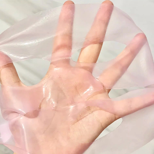 Großhandel Lachs-DNA PDRN Rosa Kollagen-Tuch 28g*4EA Über Nacht Hydrierend Straffende Gesichtsmaske für Empfindliche Hautpflege - Product Image 4