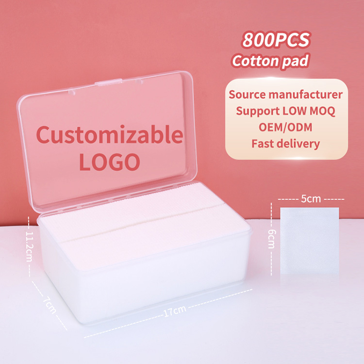 Oem частная марка экологически чистые ватные подушечки для снятия макияжа двусторонние инструменты для ухода за кожей макияж ватный коврик для макияжа ZX001