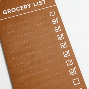 SHENG KANG PACKAGING Memo Pads Recyclable To Do Meals Grocery List Notepads Customized Brown Paper Style - Product Image 5