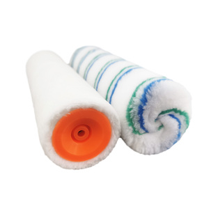 Rodillo de pintura industrial para bricolaje, sin pelusas, para esquinas de pared y techo, con mango OEM de 4 pulgadas tipo cola de ratón, para pulido sin puntos muertos en todos los ángulos. - Product Image 1