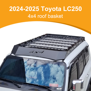 Canasta Portaequipajes para Techo de Auto, Portaequipajes con Extensión Negra para Toyota LC250 Prado - Product Image 3