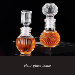 Minidecantador de Whisky de cristal, botella de vidrio, jarrón pequeño con tapón hermético para vino, licor, bebidas - Product Image 4