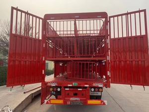 Remorques de transport de bétail, de moutons et d'animaux d'élevage, remorques à 2 ou 3 essieux, camion à clôture, semi-remorque - Product Image 3