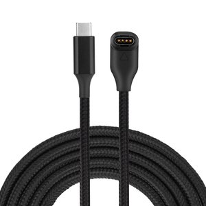 Eraysun Nylon C coudes pour <span class=keywords><strong>Garmin</strong></span> Fenix 5 USB mâle câble de charge <span class=keywords><strong>montre</strong></span> intelligente chargeur adaptateur Transmission de données chargeur <span class=keywords><strong>cordon</strong></span> - Product Image 1