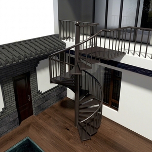 <span class=keywords><strong>Escalera</strong></span> de Caracol Exterior de Acero al Carbono Galvanizado, Modelo Básico, Resistente a la Intemperie, Fácil de Instalar, Precio de Fábrica - Product Image 1