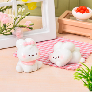 Figuritas <span class=keywords><strong>de</strong></span> <span class=keywords><strong>Conejitos</strong></span> Creativas y Lindas, Accesorios <span class=keywords><strong>de</strong></span> Resina para <span class=keywords><strong>Casa</strong></span> <span class=keywords><strong>de</strong></span> <span class=keywords><strong>Muñecas</strong></span>, Decoración DIY Hecha a Mano, Adornos Pequeños para Escritorio - Product Image 2