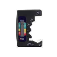 Probador de Baterías Digital Portátil BT-886 con Pantalla LCD, Detector de Nivel de Capacidad para Pilas AA, AAA, C, D, 9V, 1.5V y de Botón, 1 Año de Garantía