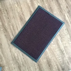 Non-Slip Encryption Thickening Minimalist Outdoor Floor Mat 3D Polyester Elastic Mesh Door Mat