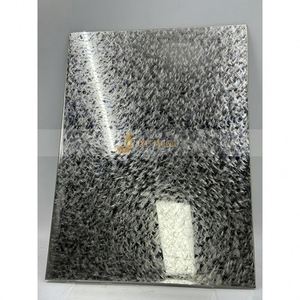 Placa Decorativa de Acero Inoxidable EX295 304 316 Color Dorado, Estándar JIS, Servicios de Soldadura, Doblado y Corte, para Pared/Techo de Ascensor - Product Image 1