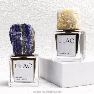 Chai nước hoa sang trọng tùy chỉnh rõ ràng chai nước hoa thủy tinh 30ml 50ml 100ml chai nước hoa chất lượng cao với nắp đá - Product Image 6