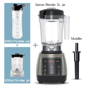 Licuadora Multifuncional con Pantalla Táctil de 200g, para Hacer Smoothies, Picar Hielo y Moler Carne - Product Image 4
