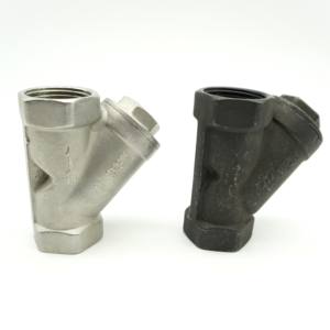 שסתום סינון צינורות מים/שמן בטיחותי עם הברגה פנימית, דגם DN8-80, נירוסטה/פלדת פחמן/SS201/304/316, סוג Y - Product Image 5