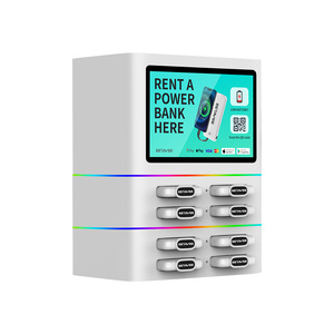 Stazione di ricarica portatile OEM ODM a 8 slot per power <span class=keywords><strong>bank</strong></span> con funzione di scansione QR Code per uso commerciale - Product Image 4