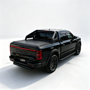 Couverture de benne souple en alliage d'aluminium imperméable, électrique et rétractable, adaptable à tous les modèles de pick-up GMC Ranger, ZST - Product Image 2